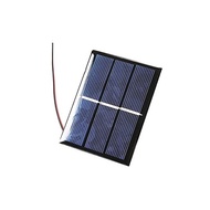Filect Mini Solar Panel Mini Solar Polycrystalline Solar Panel 0.65W 1.5V 5pcs Solar Battery Portable Solar Panel Polycrystalline Silicon Solar Panel Ultra-thin Lightweight Portable