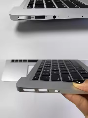 Original 98% new15" A1398 Silver 2012-2015 Top Case Palmrest UK US Russian Keyboard Part for MacBook
