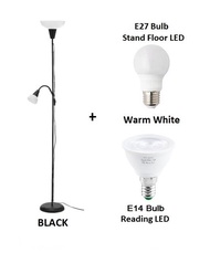 IKEA Tagarp Floor Uplighter | Stand Floor | Reading Lamp | Lampu Lantai | Lampu Membaca | Mentol | B