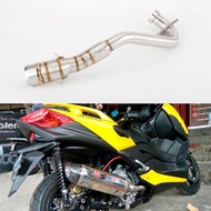Lsmoto Motorcycle Modified XMAX250 XMAX 300 Muffler XMAX 250 Front Section XMAX Exhaust Pipe