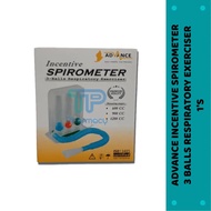READY STOCK MALAYSIA 🎉ADVANCE INCENTIVE SPIROMETER 3 BALLS RESPIRATORY EXERCISER🥰💥✔️