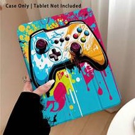 Acrylic Crystal Game Controller Printed Tablet Case With Stand, Compatible With Honor Pad 8/9/10, Ho