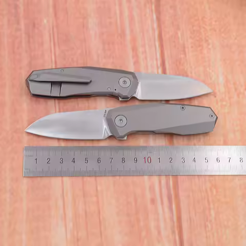 158TIPIII knife Titanium Mark CTS XHP Logo Ceramic Bearing Folding Tactical Outdoor Fishing Hike Poc