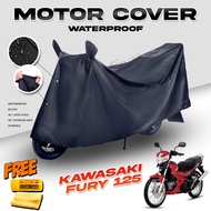 KAWASAKI FURY 125 MOTORCYCLE COVER | Original Universal Waterproof Motorcycle Cover For All Motor Black