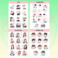[READY] KPOP Stickers (BTS, Seventeen, Blackpink, Wanna One, TXT)