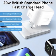 D 20W PD fast Standard Charger PD Fast Charging Charger 20W Type-C Fast Charging Charger Cable UK