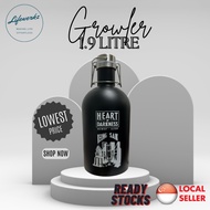 SG Seller | Ready Stock | Heart of Darkness SG Limited Edition 1.9-Litre Growler | 1.9-Litre Stainle