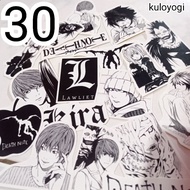 Death Note Manga Sticker Black White Aesthetic Sticker 30 pc Sticker Death Note Black and White Cart