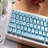Shanhai Ceramic Keycap Smooth Glaze Uniform Light Transparent Mechanical Keyboard Keycap Height Gree