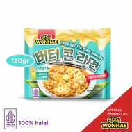 Wonhae Butter Corn Ramyun 120 gr by Mujigae Official Store / Instan /  Ramyun / Mie Goreng / Jagung / Mentega / Mie Instan Korea / Makanan Korea Instan Halal