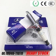 ORIGINAL 4pcs 18846-11070 SILZKR7B11 IRIDIUM (4s) Spark Plug for Hyundai Azera Elantra Genesis Santa
