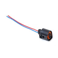 DWCX 1J0973702 1J0973775A 1pc Kabel Elektrik Penyambung 2 Pin untuk VW Audi 2004 2005 2006 2007 2008