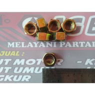 M14 x 1.5 Nut / Yellow Galvanized Iron Nut Nut Only Hexagon 14mm Key 19