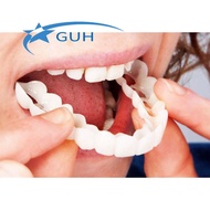 gigi palsu sarung original gigi palsu tooth cover gigi kosmetik snapon smile 1 Pcs Smile Denture Fit Flex Cosmetic Teeth Comfortable Veneer Cover