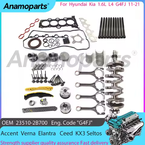 Engine parts overhaul Rebuild crankshaft Timing Chain kit 11-21 for Hyundai i30 Lafesta Kia K4 Ceed 