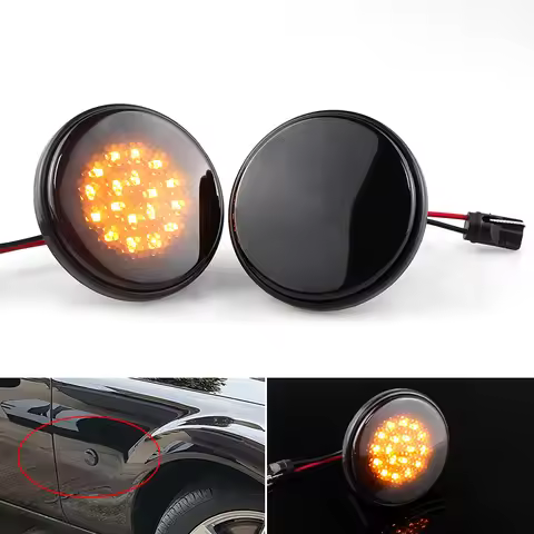 2PCS For Mazda MX5 MX-5 MK1 MK2 MK3 Turn Signal LED Side Marker Light Repeater Lamp Flowing Indicato