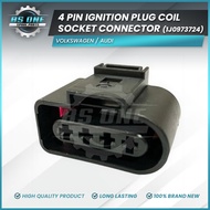 🚀4 PIN SOCKET🚀4 PIN VOLKSWAGEN AUDI (1J0 973 724) IGNITION PLUG COIL SOCKET CONNECTOR (W/15CM WIRE)