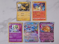 PTCG 美版 Pikachu / Charizard / Dedenne card