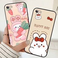 Vivo vivo y53 / vivo y55 2015 / vivo x9 / vivo y71 case with cute white rabbit print