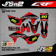 HONDA Decal Sticker Crf 150 L - CRF Motorcycle Sticker - Sticker Crf 150LHONDA