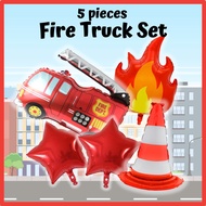 Firetruck Fire Engine Balloon Set Birthday Theme