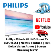 Philips 65 Inch 4K UHD Smart TV 65PUT6654 | Netflix Youtube | HDR Dolby Vision Atmos | Screen Mirroring MYTV