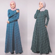 Muslimah Moden Box Line Como Crepe Nursing Jubah Dress