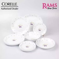 Corelle 16 Pcs Vitrelle Tempered Glass Dinner Set / Dinnerware / Dining Serveware / Tableware / Hous