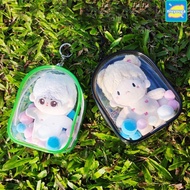 NIUYO Outdoor Bag, 10cm Doll Multicolor Storage , Toy Bag Decoration Mini PVC Doll Display Box 10cm 