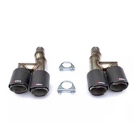 Honda Civic FE Body Kit Car Diffuser Rear Lip Exhaust Twin pipe Exhaust Akra carbon Exhaust