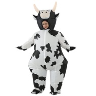 Cow Inflatable Costume Masquerade cosplay Animal Costume Halloween Funny Party COS Cow Costume