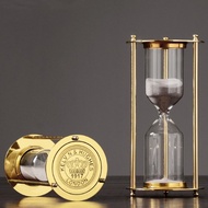 Luxury Gold Sand Clock Glass Hour Nordic Decoration
