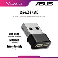 ASUS USB AC53 NANO AC1200 DUAL-BAND USB WI-FI ADAPTER WITH MU-MIMO TECHNOLOGY , TRAVEL-FRIENDLY DESI