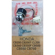 HONDA CB200 CB200T CL200 CB360 CB350F CB500 CB550 CB750 NOS JAPAN IGNITION KEY SWITCH MADE IN JAPAN