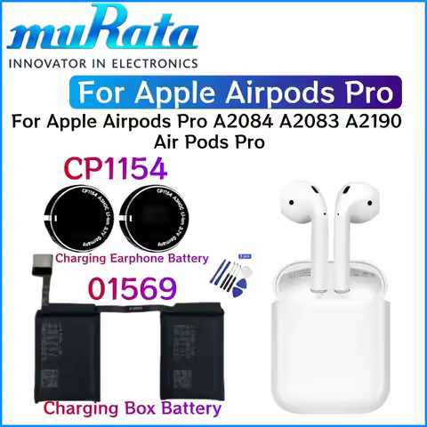 CP1154 3.7V Replace Battery For Apple Airpods PRO A2084 A2083 A2190 airpods pro air pods pro Replace