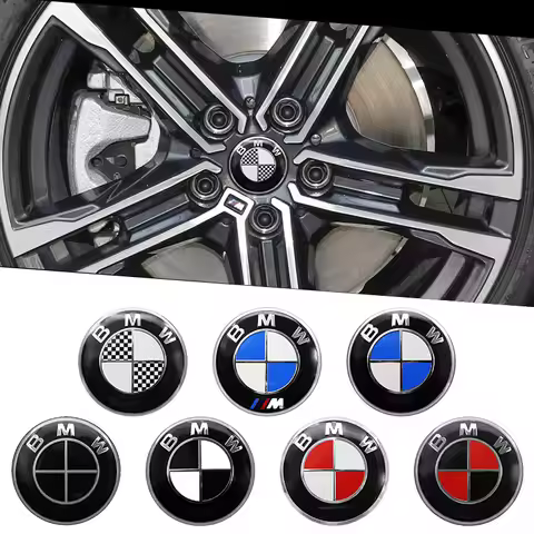 4Pcs 56/60/65MM Car Wheel Hub Cap Center Sticker For BMW 3 5 6 7 1 Series Z4 X3 X6 E81 E71 E90 E93 F