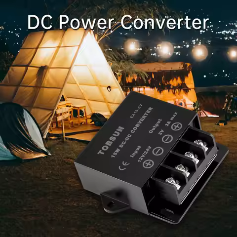 DC DC Converter Voltage Regulator Buck Module Power Converter 12V/24V to 5V3A/5A/10A/15A 15W25W50W75