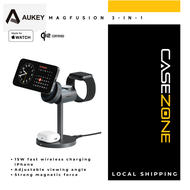 AUKEY LC-MC311 MagFusion 3-in-1 Qi2 Magnetic Fast Wireless Charging Station