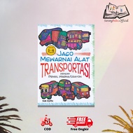 Good Book Coloring Transportation Equipment With Colored Pencils/CRAYON - KAK DAFFA - Cayenne Pepper K1