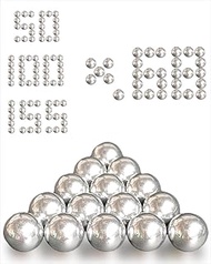 CCFREELIFE .68 Cal Self Defense Aluminum Balls, Fit for SD/LE T4E HDS HDR with Max Power for Trainin