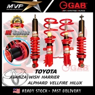 GAB HE Series - Toyota Avanza Wish Hilux Harrier Alphard Vellfire Adjustable Absorber High Low Bodyshift