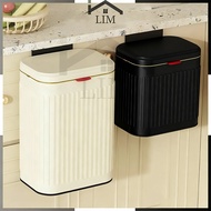 Metal Dustbin 4L/8L Hanging Wall Mounted Dustbin Sink Room Desk Bathroom Trash Can