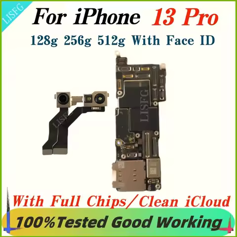 Fully Tested For iPhone 13 Pro Unlocked Motherboard Logic Board Main board 128GB 256GB 512GB ROM Sup