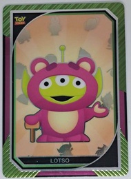 迪士尼 - 迪士尼 彼思 反斗奇兵 玩具總動員 收藏卡 (綠邊) 三眼仔 LOTSO 勞蘇 10/15 [平行進口]