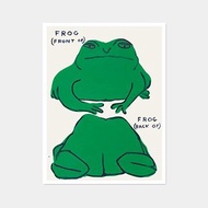 【藝術掛畫】David Shrigley | 青蛙(正面),青蛙(背面)