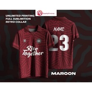 RISE TOGETHER JERSEY Murah Custom Jersey Viral Tiktok 2023 Jersi Name and Number Nama Dan Numbor Sav