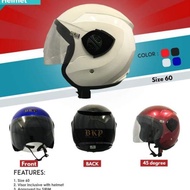 BKP V9 helmet size 60 hight quality topi sirim siap visor