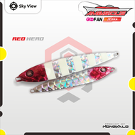 Umpan Metal Jig 40 Gram MONGKALO AMBISIOUS GID Zebra Glow In The Dark Sisik Besar Micro Jig 40g