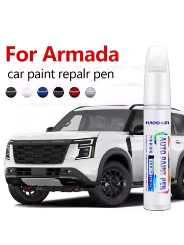 For 2004-2025 Nissan Armada Car Paint Repair Pen Paint Scratch Repair Accessories White QAC Silver K