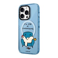 I'm sick of everything Sierra Blue Magnetic suction Hard Acrylic Back Case For iPhone 12 13 14 15 16